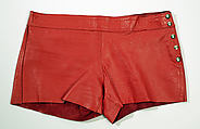 Shorts, Bonwit Teller & Co. (American, founded 1907), leather, American or European