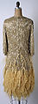 Evening ensemble, (a) James Galanos (American, Philadelphia, Pennsylvania, 1924–2016 West Hollywood, California), silk, glass, plastic, feathers, American