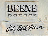 Evening ensemble, Geoffrey Beene (American, Haynesville, Louisiana 1927–2004 New York), cotton, American