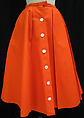 Skirt, Rudi Gernreich  American, born Austria, cotton, American