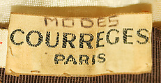 Ensemble, André Courrèges (French, Pau 1923–2016 Neuilly-sur-Seine), wool, French