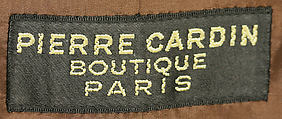 Suit, Pierre Cardin (French (born Italy), San Biagio di Callalta 1922–2020 Neuilly), cotton, French