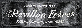 Cape, Revillon Frères (French, founded 1723), fur, French