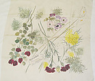 Scarf, House of Dior (French, founded 1946), silk, French