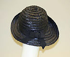 Hat, straw, cotton, Belgian