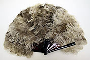 Fan, plastic, feathers, American or European