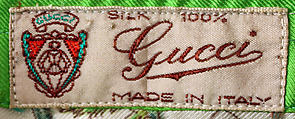 Blouse, Gucci (Italian, founded 1921), silk, Italian
