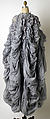 Evening ensemble, Norma Kamali (American, born 1945), a) nylon
b) silk   
c) nylon
d) plastic, American