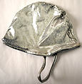 Evening ensemble, Norma Kamali (American, born 1945), a) nylon
b) silk   
c) nylon
d) plastic, American