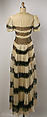 Dinner dress, Copy of House of Paquin (French, 1891–1956), cotton, American