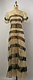 Dinner dress, Copy of House of Paquin (French, 1891–1956), cotton, American