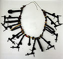 Necklace, Louise Nevelson  American, born Ukraine, wood, stone, glass, metal, American