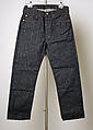 Jeans, Levi-Strauss and Company (American, founded ca. 1853), cotton, American