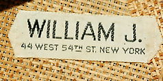 Hat, William J. (American, 1948–1962), cotton, feathers, American