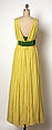 Evening dress, Jean Dessès (French (born Egypt), Alexandria 1904–1970 Athens), silk, French