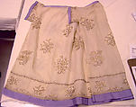 Dress, Attributed to Maggy Besançon de Wagner (French, 1896–1971), cotton, silk, metallic thread, French