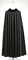 Evening cape, wool, cotton, metal, Spanish