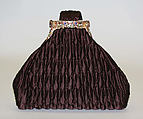 Evening bag, Miss M. Gans, silk, metal, French