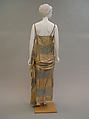 Evening dress, Paul Poiret (French, Paris 1879–1944 Paris), silk, metallic thread, plastic, glass, French