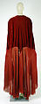 Evening cape, House of Vionnet (French, active 1912–14; 1918–39), silk, French