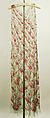 Evening dress, Callot Soeurs (French, active 1895–1937), silk, cotton, plastic, French