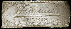 Dinner dress, House of Paquin (French, 1891–1956), silk, cotton, French