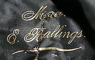Bonnet, straw, silk, French