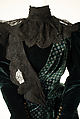 Walking dress, Madeleine Laferrière (French, 1847–1912), silk, cotton, French