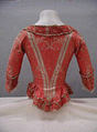Bodice, silk, probably French