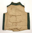 Waistcoat, silk, metal, probably French