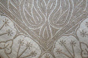 Shawl, wool, silk, Middle Eastern