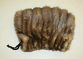 Muff, fur, American
