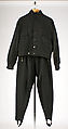 Ski suit, wool, cotton, American