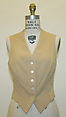 Riding ensemble, (a–e) Roberts & Carroll (British), wool, silk, cotton, leather, wood, metal, British