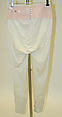 Riding ensemble, (a–e) Roberts &amp; Carroll (British), wool, silk, cotton, leather, wood, metal, British