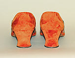 Shoes, Hellstern and Sons (French), silk, metal, leather, French