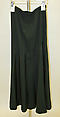 Evening skirt, Mainbocher (French and American, founded 1930), silk, American