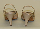 Shoes, House of Chanel (French, founded 1910), leather, silk, French