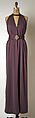 Evening ensemble, House of Givenchy (French, founded 1952), rayon, metal, French
