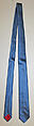Necktie, Elsa Schiaparelli  Italian, silk, French