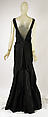 Evening dress, Attributed to House of Vionnet (French, active 1912–14; 1918–39), silk, French