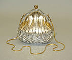 Minaudière, Judith Leiber  American, metal, glass, American