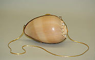 Evening bag, Judith Leiber Couture Ltd.  American, shell, metal, leather, American