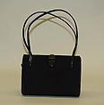 Purse, Judith Leiber (American, born Hungary, Budapest 1921–2018 Springs, New York), leather, glass, American