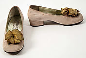 Flower girl ensemble, Yves Saint Laurent (French, founded 1961), (a) silk, metallic thread, cotton, nylon, metal, glass
(b) cotton, horsehair
(c, d) silk, metallic thread
(e) silk, metallic thread, metal
(f) metal, glass
(g, h) glass, metal
(i, j) metal, glass, French