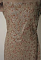 Evening dress, Hattie Carnegie, Inc. (American, 1918–1965), wool, plastic, American