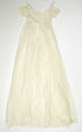 Christening dress, cotton, American