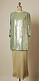 Evening dress, House of Balenciaga (French, founded 1937), silk, plastic, French