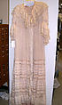 Morning dress, silk, cotton, American or European
