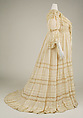 Morning dress, silk, cotton, American or European